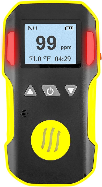 Nitric Oxide Detector by Forensics | USA NIST Calibrated & Certificate | USB Recharge | Adjustable Sound, Light & Vibration Alarms | 0-250ppm NO |
