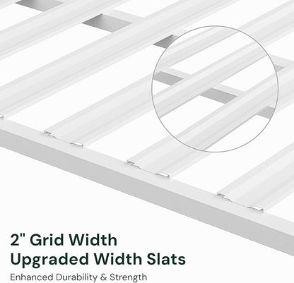 SunsGrove 3x6 Garage Storage Overhead Rack Organization, Adjustable Ceiling Mounted Storage Racks, 800LBS Weight Capacity, 22"-40" Ceiling Dropdown, 2 Pcs, White