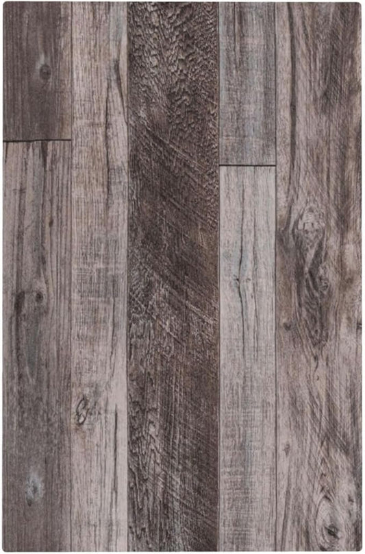 Light Switch Cover Plate Rustic Dark Grey Wood Retro Country Wooden 1 Gang No Device Blank Electrical Wall Plates Faceplate Decorative Switch Plate for Farmhouse Cabin Decor