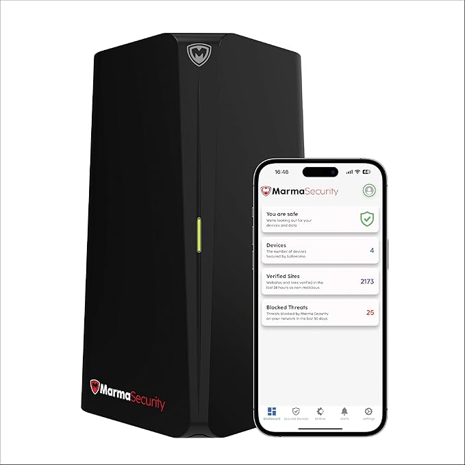 SafeHome– Plug-n-Play Home Firewall | Built-in High-Speed Wi-Fi | 4.3 Gbps | 3000 Sq.Ft Coverage | Parental Controls, Malware & Phishing Protection and Web Filtering | Cybersecurity for Smart Homes