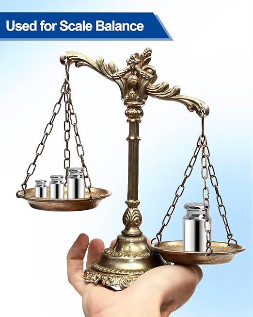 UCEC Calibration Weights for Digital Scale, 100g Gram Weights, Precision Stainless Steel Balance Scale Calibration Weight for Lab Educational Science