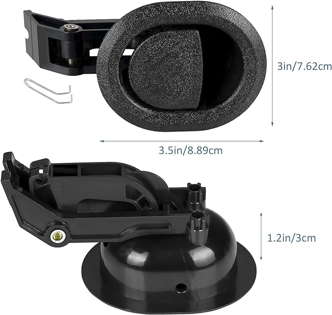 Recliner Replacement Parts with Pull Handle and Release Cable (1-Sets), Repair Recliner Mechanism Parts Compatible with Most Furniture of Recliner Sofa Couch Chair