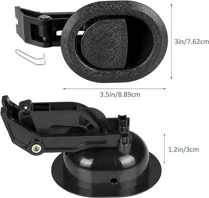 Recliner Replacement Parts with Pull Handle and Release Cable (2-Sets), Repair Recliner Mechanism Parts Compatible with Most Furniture of Recliner Sofa Couch Chair