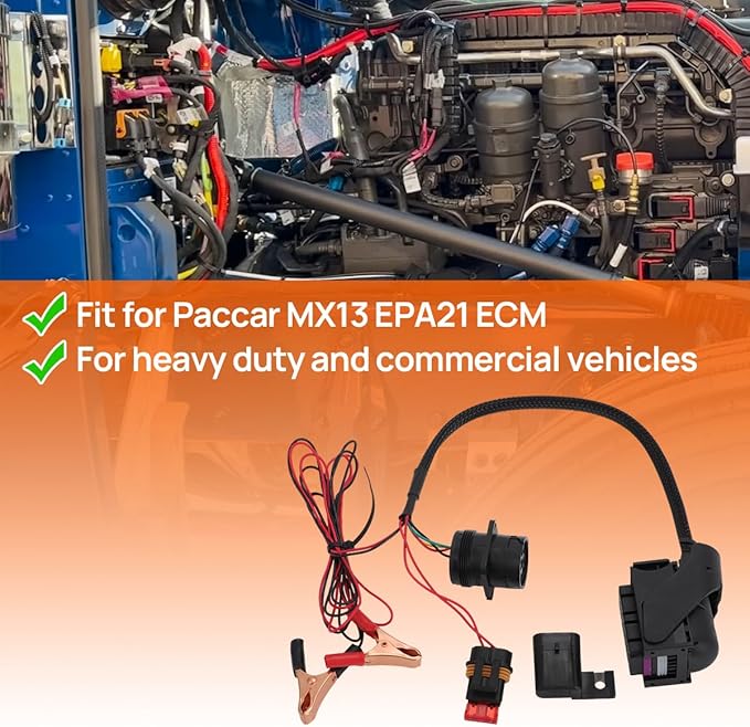 for Paccar MX13 EPA21 ECM Diagnostic Cable, Professional Heavy Duty Truck Engine Diagnostic Tool, Plug & Play Fault Testing Cable for Paccar MX13 Engines