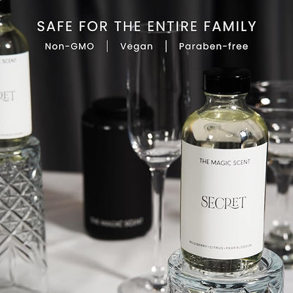 The Magic Scent Secret Diffuser Oil - Hotel & Home Luxury Scents - Diffuser Oil Scents for Home Designed for Use in All Diffusers - 16.5 fl oz, 500 mL