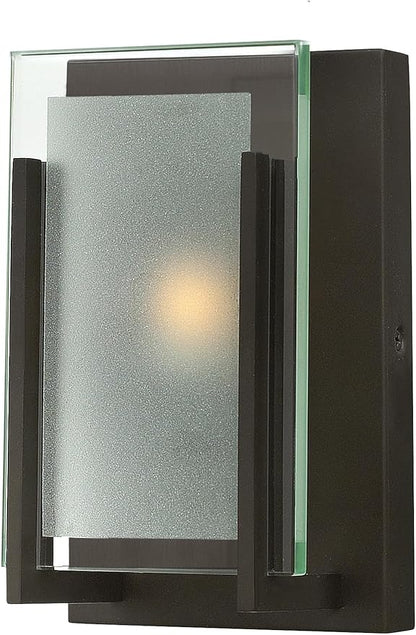 Hinkley Latitude Collection One Light 60W G9 Bathroom Vanity Fixture, Oil Rubbed Bronze