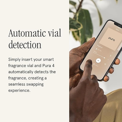 Pura & Pure Placid Home Scent Refill - Smart Home Air Diffuser - Up to 120-Hours of Luxury Fragrance per Refill - Spring & Summer Fragrance - 2 Pack, Cactus Flower