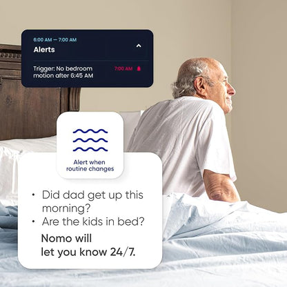 Satellite - Eliminate Dead Zones & Boost Signal - Motion & Light Detector - Works w/Nomo Smart Care System - 2 Pack