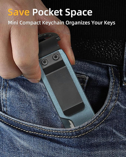 Keychain Key Holder Keychain Tile For Men/Women Key Finder Ring/Organizer for Car Keys Keyring Accessories 2-5 Keys
