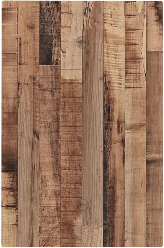 Light Switch Cover Plate Rustic Brown Wood Grain 1 Gang No Device Blank Electrical Wall Plates Faceplate Decorative Switch Plate for Farmhouse Kitchen Decor
