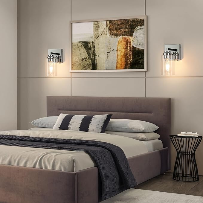 Wall Sconce,Battery Operated Wall Sconce Dimmable Battery Operated 15000mAh Endurance 200 Hours Fast Charging,Wall Sconces for Bedroom Living Room Bathroom Hallway Farmhouse