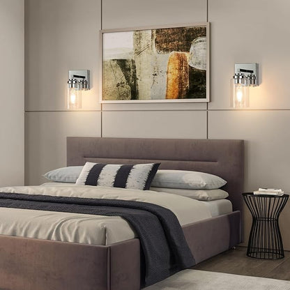 Wall Sconce,Battery Operated Wall Sconce Dimmable Battery Operated 15000mAh Endurance 200 Hours Fast Charging,Wall Sconces for Bedroom Living Room Bathroom Hallway Farmhouse