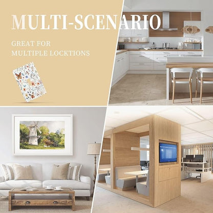 Decorative Light Switch Cover Butterfly Floral Boho Multicolor Flower Leave 1 Gang Single Toggle Device Electrical Faceplate Switchplates Decorator Outlet Wall Plate for Bed Room