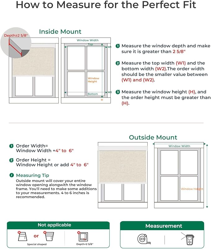 Allesin Motorized Roller Blinds – Rechargeable Smart Shades with Remote & Quiet Motor, Top/Bottom Aluminum Rails, Alexa-Compatible for Window (Custom Size, 100% Blackout Sand-Linen)
