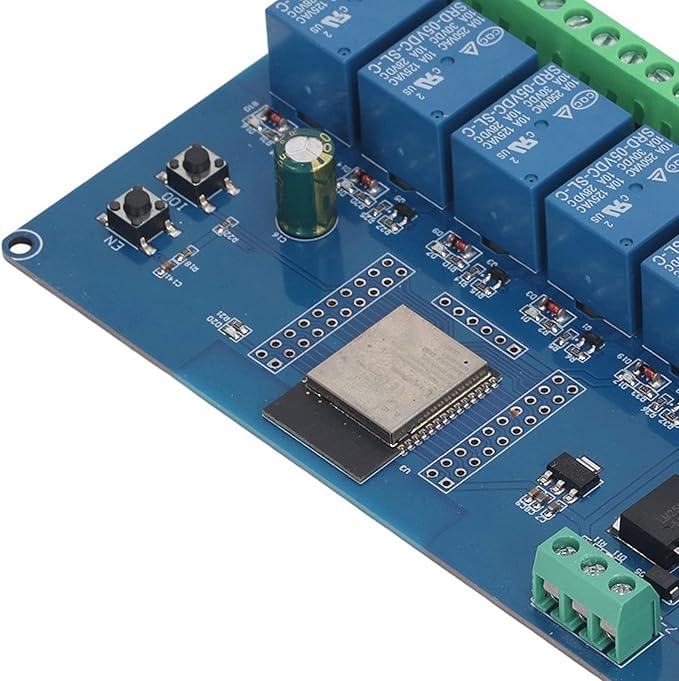 Aramox 8 Channel Relay Module, WiFi Wireless Control Board, Programmable for Smart Home Automation and Development