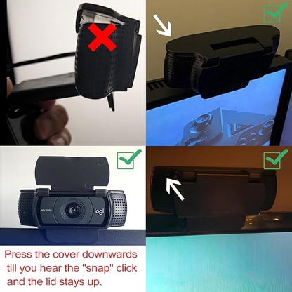 Privacy Cover Compatible for Logitech Webcam Camera C930 C920 C922Pro C930C C930e 902S 922x C920x 920Pro Pro 22