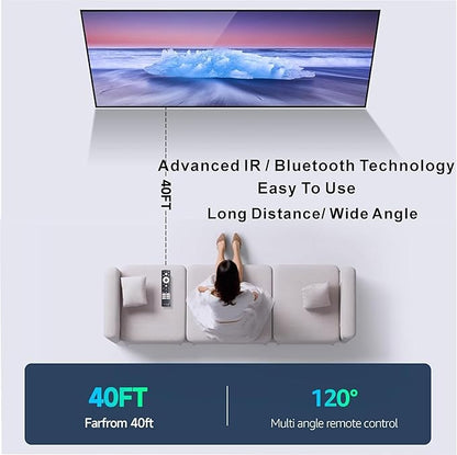 Replacement Remote for Samsung TV, Voice Control, Compatible with 2026-2016 Smart TV, LED, QLED, Crystal UHD & The Frame Series, 2-Year Warranty