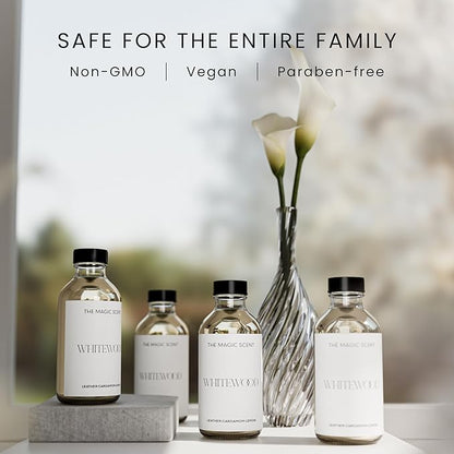 The Magic Scent Whitewood Diffuser Oil - Hotel & Home Luxury Scents Inspired by 1 Hotel Miami, Compare to My Way Diffuser Oil Scents for Home, Designed for Use in All Diffusers - 16.9 fl oz, 500 mL