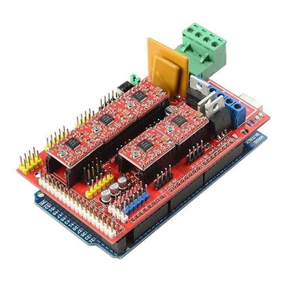 OSOYOO 3D Printer Controller Kit Ramps 1.4 + Full Graphic Smart Display Controller + Mega2560 + A4988 Stepper Motor Driver for RepRap (Ramps 1.4+12864LCD+Mega2560+A4988Driver)