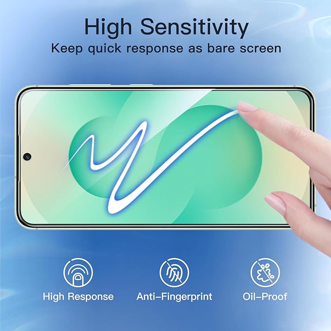 JETech Privacy Screen Protector for Samsung Galaxy S25+ / S25 Plus 5G with Camera Lens Protector, Anti-Spy Tempered Glass Film, Fingerprint ID Compatible, 2-Pack Each