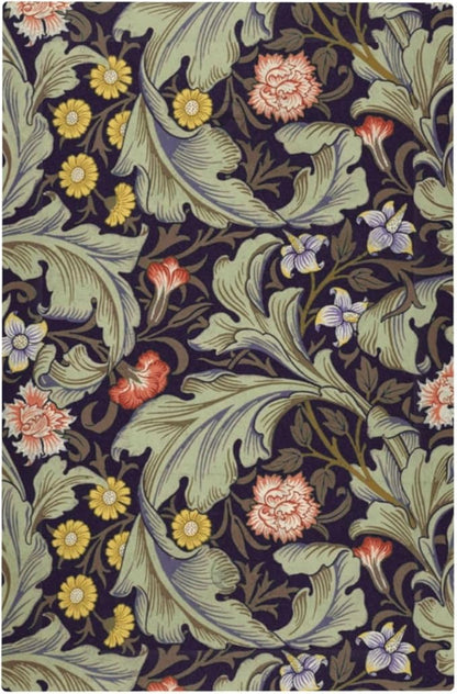 Boho William Morris Floral Green Leaves Flower Light Switch Cover Plate 1 Gang No Device Blank Electrical Wall Plates Faceplate Decorative Switch Plate Covers for Farmhouse Home Decor