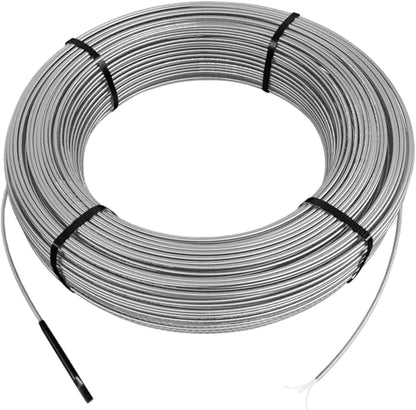 All-in-one Electric Radiant Floor Heating Kit 11 Sq Ft 240V with Smart WiFi Programmable Touchscreen Thermostat, Duo Heating Uncoupling Membrane, Underfloor Heating Cable