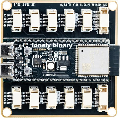 TinkerBlock ESP32-S3 Starter Kit – 16MB Flash ESP32-S3 WiFi & Bluetooth Development Board, S3 Expansion Board, 12 Plug-and-Play Modular Sensors – Compatible with Arduino IDE & ESP-IDF