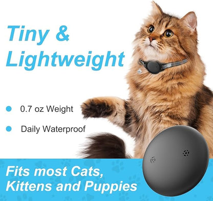 GPS Tracker for Cats, Mini GPS Cat Tracker, Smart Pet Activity Tracker, No Monthly Fee, Compatible with Apple Find My(iOS Only), Anti-Lost, Finder Tag for Vehicles, Pets, Kids, Items (1 Pack)