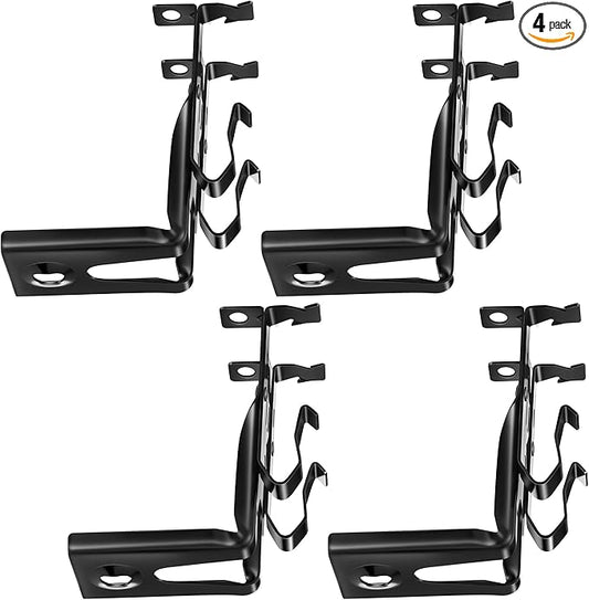 4 Pcs Garage Door Sensors Bracket, Replacement for 41A5034 Safety Sensor Kit Brackets, Compatible with Craftsman/Chamberlain/Liftmaster Garage Door Sensor