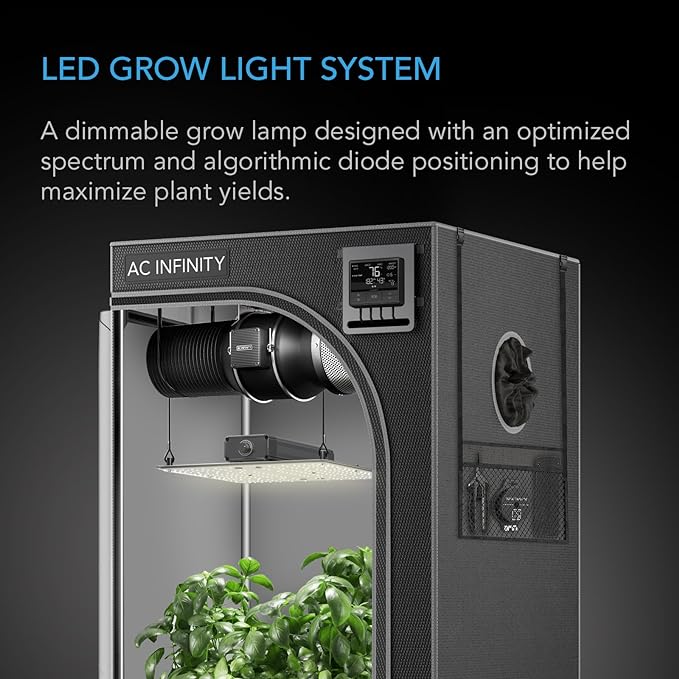 AC Infinity IONBOARD S33, LED Grow Light Board with Samsung LM301H Diodes, Deeper Penetration Full Spectrum Lighting, for Veg Bloom Indoor Plants in Grow Tents Greenhouses (3x3)
