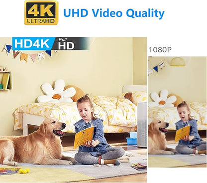 【Free 64G】 Smallest Wireless WiFi Battery Camera,Concealed Coin Size,Spy Camera,HD4K Portable Video Recording Live Feed,Pet Camera for Baby Monitor,Night Vision,Motion Detection, Cloud Storage