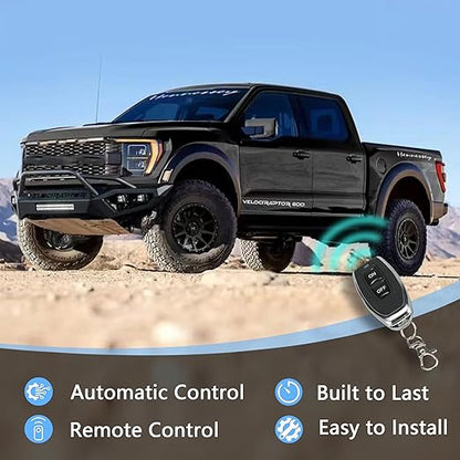 Remote Battery Disconnect Switch 12V, 200A, Negative Disconnect Switch with Anti-Battery Drain and Anti-Theft Features, Power Saver for Cars, Trucks, and SUVs