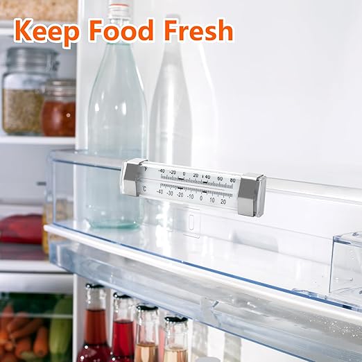 9 Pcs Freezer Kitchen Thermometer Refrigerator Thermometer Fridge Thermometer Freezer Cooler for Kitchen Restaurant Home Decoration