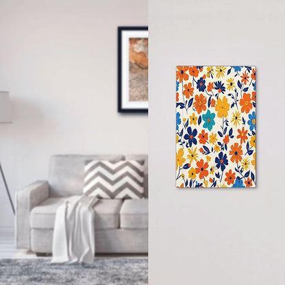 Nature Flowers Botany Plant Art Floral Light Switch Cover Plate 1 Gang No Device Blank Decorative Switch Plate Electrical Wall Plates Faceplate for Bedroom Bathroom Decor