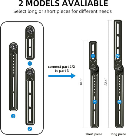 Universal Sound Bar Mount Bracket for Above/Under TV, Fits 23-65 Inch TVs, up to 22 lbs by XINLEI SBR301