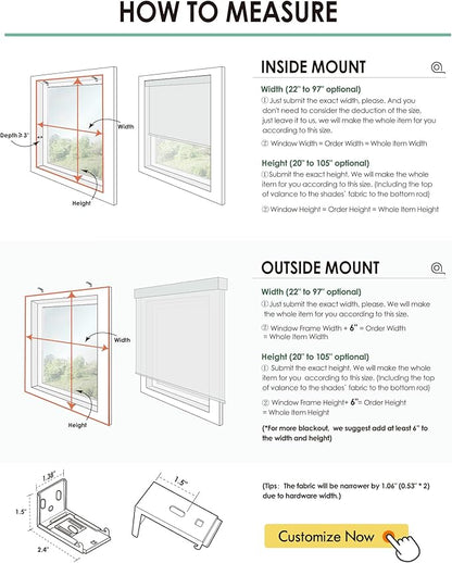 Yoolax Motorized Blinds with Remote, Light Filtering Smart Blinds Compatible with Alexa Google Home, Automatic Roller Shades for Indoor Windows Living Room, Custom Size (Starlight Medium Gray)