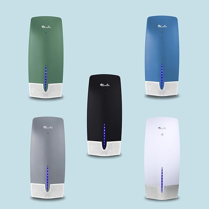 LivePure Air Purifier w/Granular Carbon Insert, LP470THP-BLK, Black