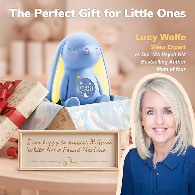 2025 Mom's Choice Awards | White Noise Sound Machine Baby – AI Cry Detection, 100 Soothing Sounds, App Control, Night Light, Sleep Trainer, Sound Machine for Sleep, Newborn Essentials, Alarm Clock
