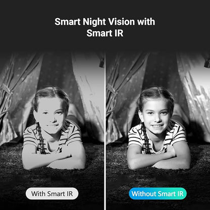 EZVIZ C6N 3MP Indoor WiFi Pan & Tilt Camera, Motion Detection with H.265 Video Technology, Smart Tracking, Smart Night Vision, Two-Way Talk - White