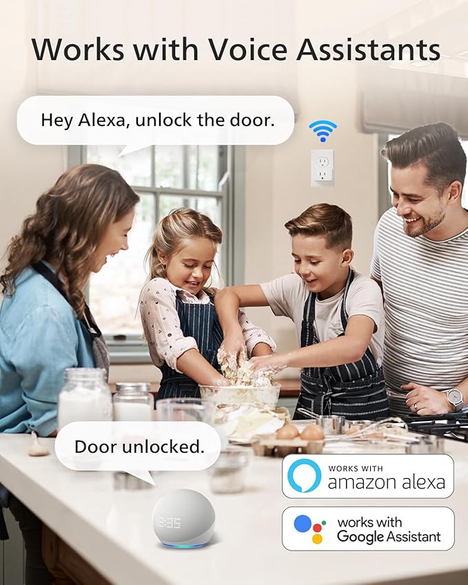 Philips Keyless Entry Keypad Door Lock with Handle, Front Door Deadbolt Set with WiFi Gateway, Wi-Fi Smart Lock with Handle, Fingerprint Unlock, PIN Code, Frosted Black
