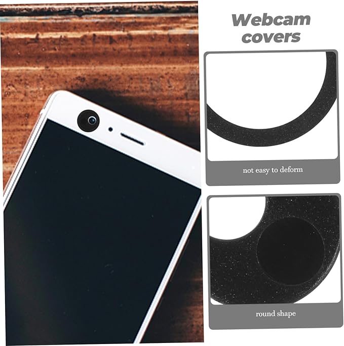 Angoily 6pcs Keep Your Phone Camera Lens Covers for Phone Webcam and Security Camera Material