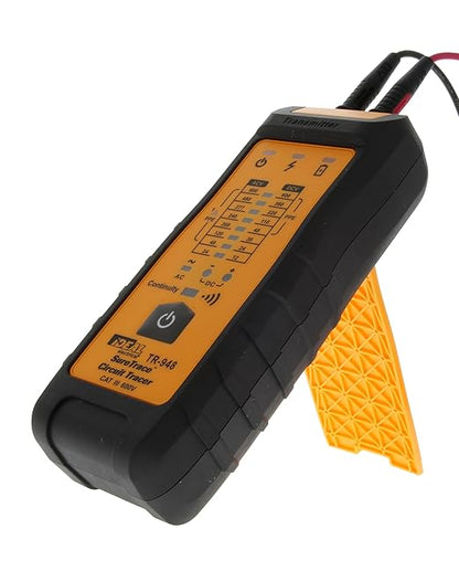 Ideal Electrical SureTrace Plus Circuit Tracer (61-948) 0-600 Volts AC/DC with Built-in Continuity Test and High-Visibility Displays — Find Breakers, Fuses, Wires, Dead Shorts, and Splice Errors