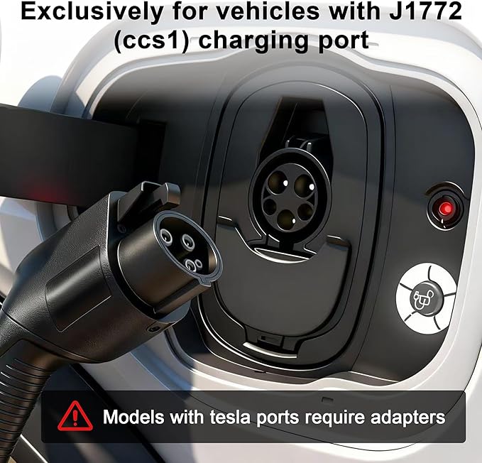 Level 2 EV Charger 40 Amp, EV Chargers for Home, Electric Car Charger w/ RFID Card, Smart Electric Vehicle Charging Stations, EVSE with App, Wi-Fi and Bluetooth Enabled J1772– GEN 2