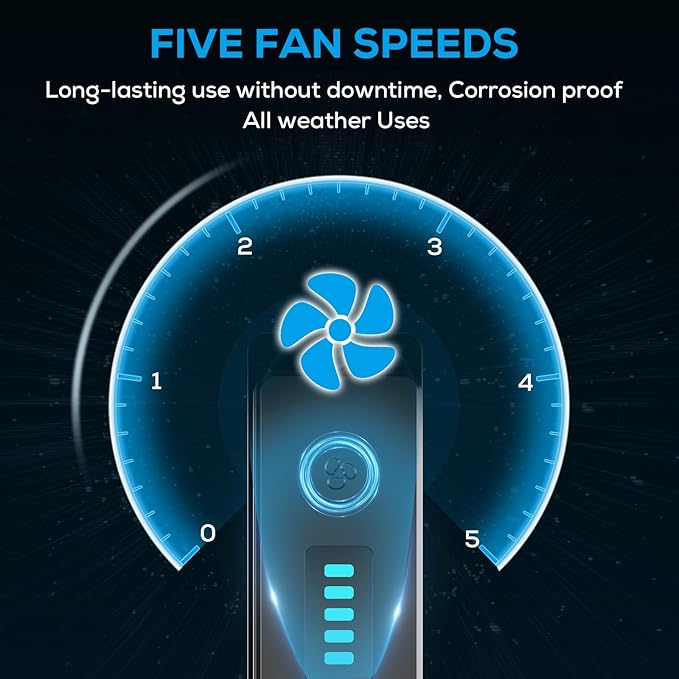 Inline Duct Fan 6 Inch Ventilation Exhaust Fan with Variable Speed Controller, 402 CFM Silent Grow Tent Fan for Heating Cooling Booster, Hydroponic