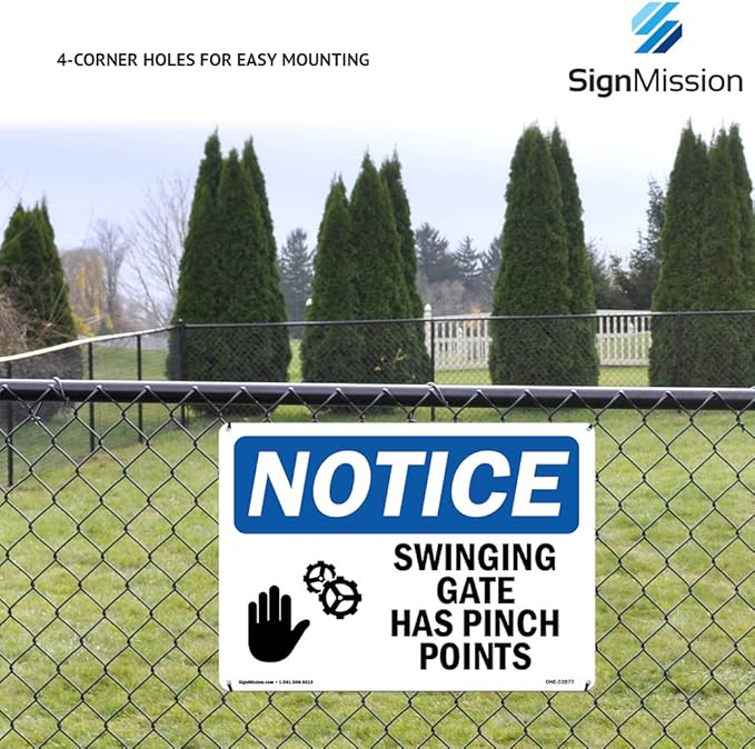 OSHA Notice Signs - Eye and Ear Protection Required in This Area | Vinyl Label Decal | Protect Your Business, Work Site, Warehouse | Made in The USA