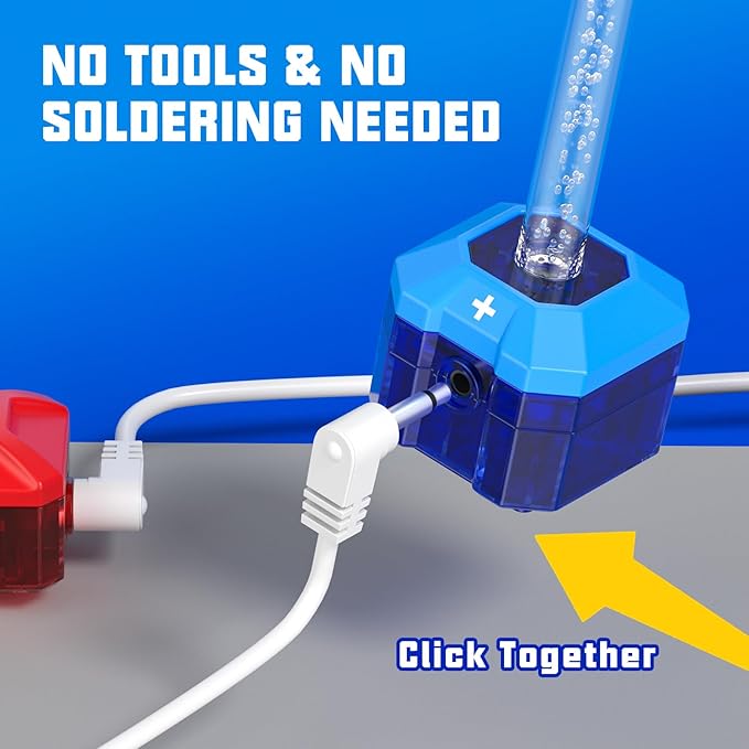 Science Kits for Kids Electronics Exploration Kit with 260+ Circuit Projects, Physics Experiments Circuit Board STEM Educational Toy for Boys Girls Ages 3 4 5 6 7 8 9 10 11 12+