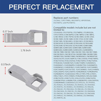 2Pcs MFG63099101 Washer Door Lock Strik for LG/Kenmore Washing Machine, Door Latch Hook Locker Replacement Part