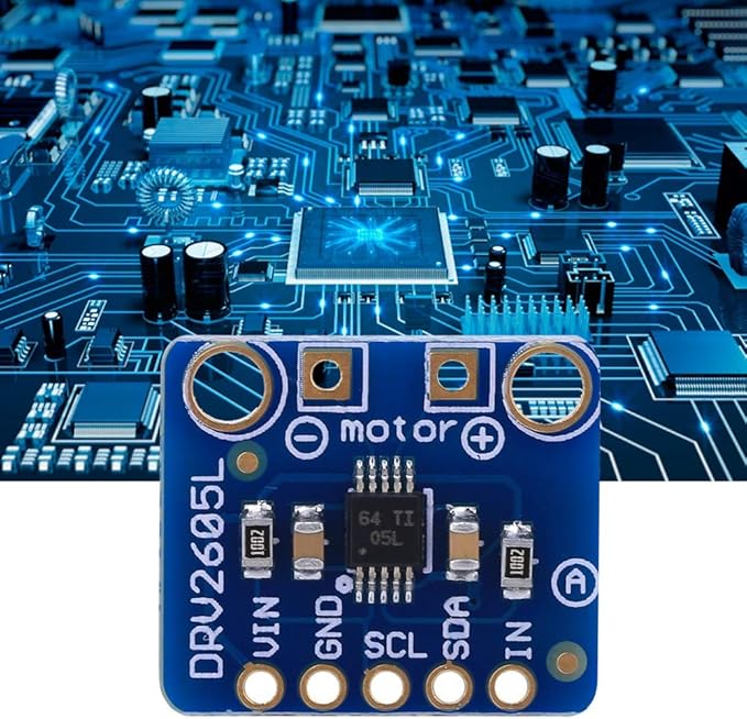 Haptic Motor Controller Haptic Motor Driver Module with IN General Pin DRV2605L Module Control Haptic Motors I2C Clock Pin