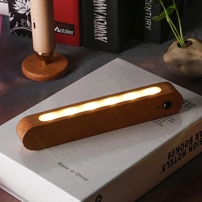 2 Pcs LED Motion Sensor Night Light Battery Operated Wall Light-USB Rechargeable Magnetic Light with Warm White Light for Kids Room Bathroom Cabinet Closet Hallway Comes