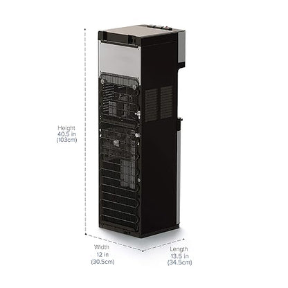 Brio Self Cleaning Bottleless Water Cooler Dispenser, UL Approved, Stainless Steel, Point of Use Drinking Water Filter, Hot, Cold, and Room Temperature